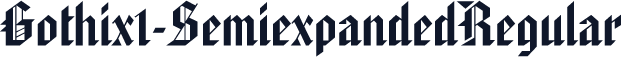 Gothix1-SemiexpandedRegular