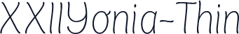 XXIIYonia-Thin