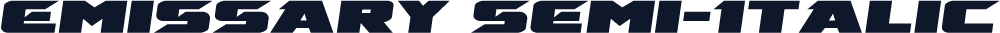 Emissary Semi-Italic