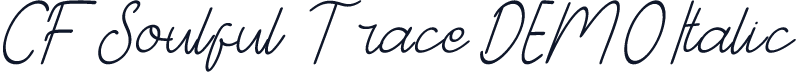 CF Soulful Trace DEMO Italic