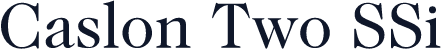 Caslon Two SSi