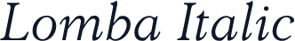 Lomba Italic