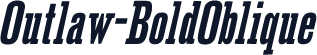 Outlaw-BoldOblique