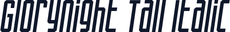 Glorynight Tall Italic