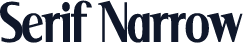 Serif Narrow