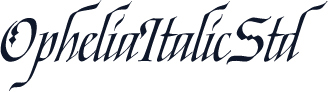 OpheliaItalicStd