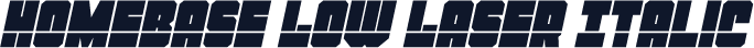 Homebase Low Laser Italic