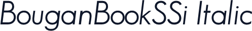 BouganBookSSi Italic