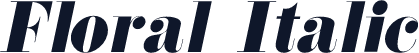 Floral Italic