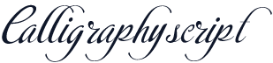 Calligraphyscript