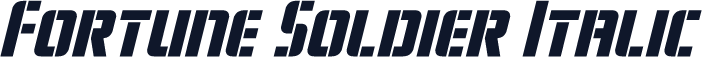 Fortune Soldier Italic