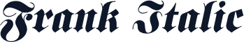 Frank Italic