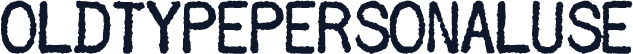 OLDTYPEPERSONALUSE