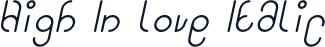 High In love Italic