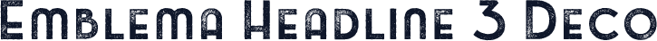 Emblema Headline 3 Deco