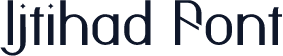 Ijtihad Font