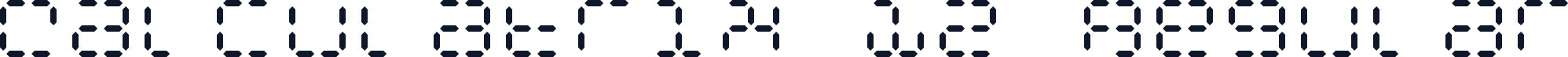 Calculatrix 12 Regular