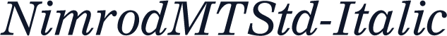 NimrodMTStd-Italic