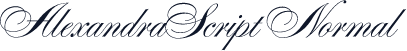 AlexandraScript Normal