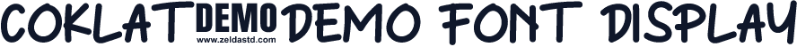 Coklat-DEMO FONT Display