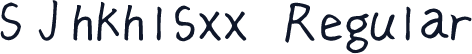 SJhkhlsxx Regular