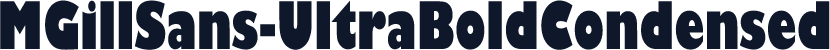 MGillSans-UltraBoldCondensed