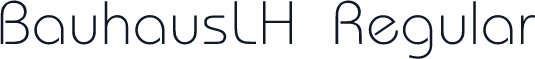 BauhausLH Regular