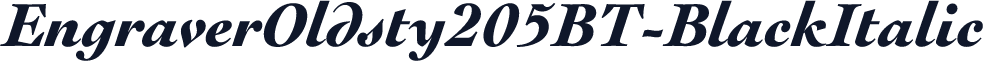 EngraverOldsty205BT-BlackItalic