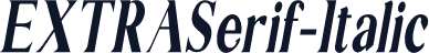 EXTRASerif-Italic