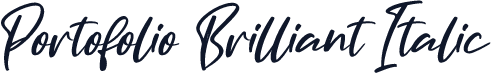Portofolio Brilliant Italic