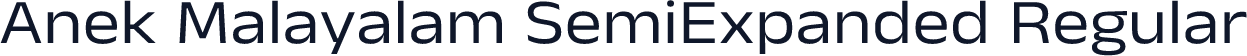 Anek Malayalam SemiExpanded Regular