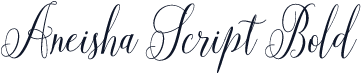 Aneisha Script Bold