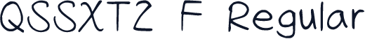 QSSXT2 F Regular