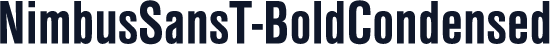 NimbusSansT-BoldCondensed