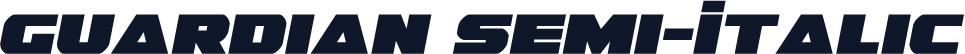 Guardian Semi-Italic