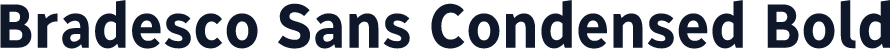 Bradesco Sans Condensed Bold