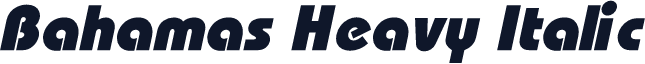 Bahamas Heavy Italic