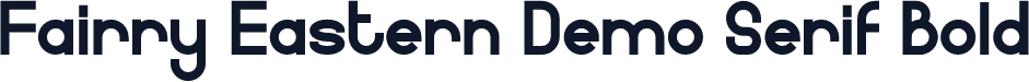 Fairry Eastern Demo Serif Bold