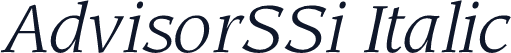 AdvisorSSi Italic