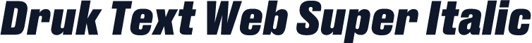 Druk Text Web Super Italic