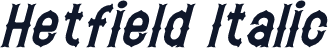 Hetfield Italic