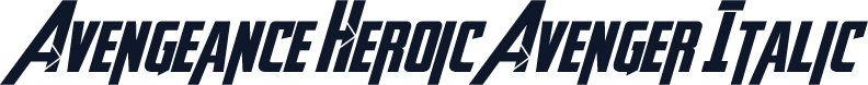 Avengeance Heroic Avenger Italic