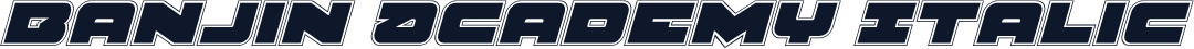 Banjin Academy Italic