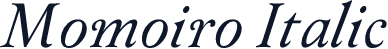 Momoiro Italic