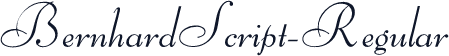BernhardScript-Regular