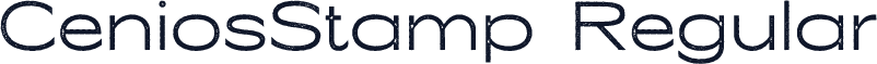 CeniosStamp-Regular
