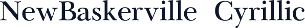 NewBaskerville Cyrillic
