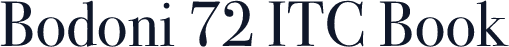 Bodoni 72 ITC Book