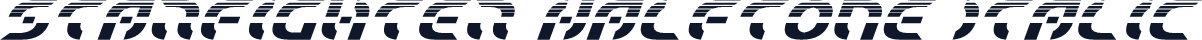 Starfighter Halftone Italic