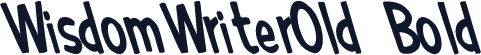 WisdomWriterOld Bold